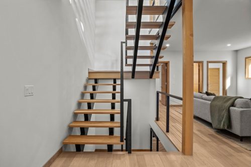 288A Three Sisters Drive view of custom stairwell