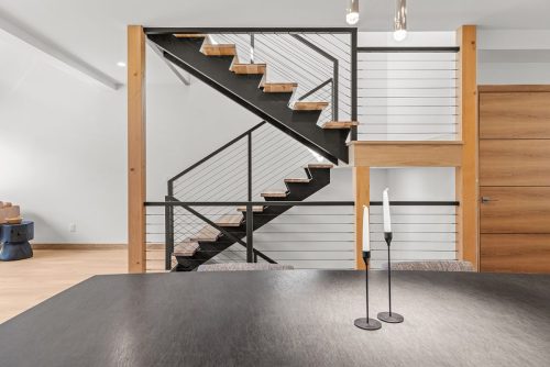 288A Three Sisters Drive dining room view of stairwell